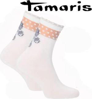Tamaris Kurzsocken mit verspielten Pünktchen und Rosen (Packung, 1-Paar) aus hautfreundlicher Baumwolle