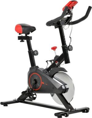 HOMCOM Heimtrainer Indoor Cycling Bike Trainer Home Gym Fahrradtrainer (1-tlg., Fitnessfahrrad), 85L x 46B x 114H cm