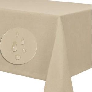 Fiora Tischdecke Tischdecke Tischtuch Leinenoptik schmutzabweisend Lotuseffekt, Pflegeleicht - Schmutzabweisend