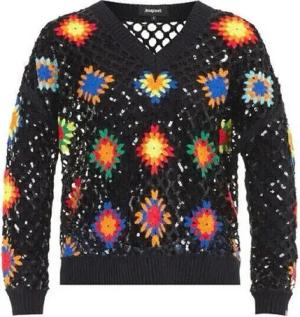 Desigual V-Ausschnitt-Pullover Desigual Damen Pullover, Desigual Jersey Bangalore Damen Pullover
