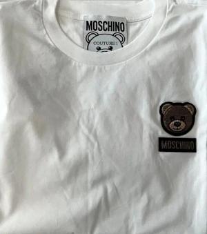 Moschino T-Shirt Moschino Damen T-Shirt, Moschino Mod, D3A0712 Damen T-Shirt, Weiß