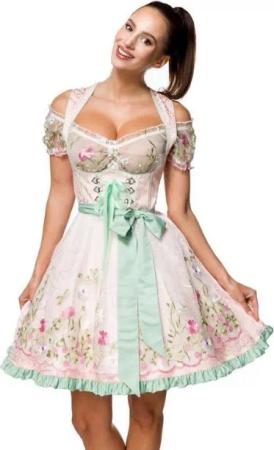 Dirndline Dirndl Dirndl Kleid Tracht Wiesn Wasn Oktoberfest Trachtenkleid Outfit (3-tlg)