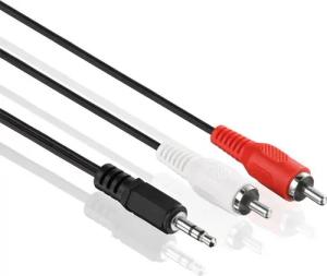 PureLink PureLink® - Audio Kabel 2x Cinch auf 3,5mm Klinke, 0,50m Audio-Kabel