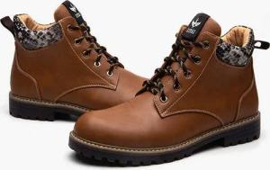 GOLDEN GOLDEN Winterstiefel Herren Schnürung Lässige Herrenstiefel Outdoorwinterstiefel