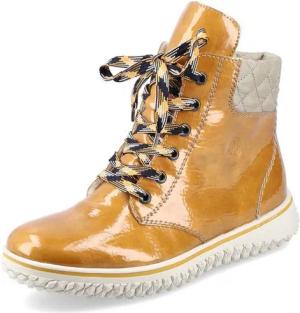 Rieker Rieker Damen Schnürstiefelette Z4206-68 gelb Stiefelette