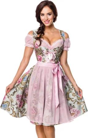 Dirndline Dirndl Bayern Dirndl Kleid Oktoberfest Tracht Wiesn Wasn Fest Trachtenmode (3-tlg)