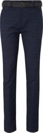 TOM TAILOR Denim Chinohose (1-tlg) Mit Reißverschluss Und Knopf