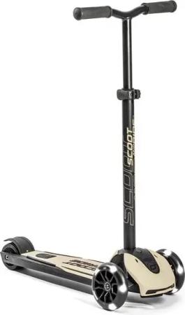 Scoot and Ride Dreiradscooter Scooter Highwaykick 5 LED Ash, 5 LED Ash, Kinderroller ab 5 Jahren in Grau