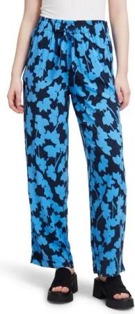 Betty&Co Schlupfhose Betty & Co Schlupfhose mit Bindegürtel Druck