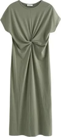 Next Sommerkleid Kurzärmliges T-Shirtkleid Sommerkleid mit Drehung (1-tlg)