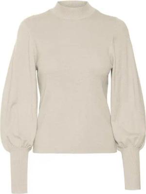 Vero Moda Strickpullover (1-tlg) Drapiert/gerafft