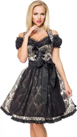 Dirndline Dirndl Wiesn Dirndl Kleid Oktoberfest Tracht Wasn Outfit Trachtenkleid (2-tlg)