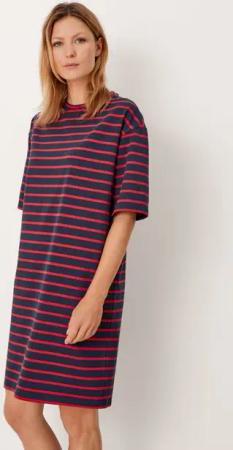 s.Oliver Minikleid Sweatkleid mit Streifen