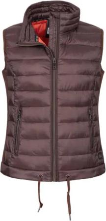 Linea Primero Trekkingjacke LPO - Damen Steppweste Weste Kunstdaunenfüllung Trudy, peppercorn