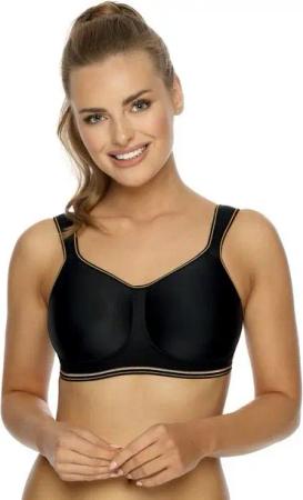 Viania Sport-BH 141472 (1-tlg) atmungsaktiv starker Halt High Function Schwarz