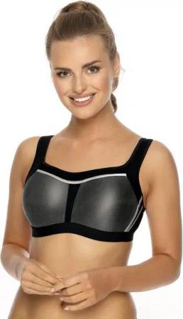 Viania Sport-BH 151430 (1-tlg) atmungsaktiv starker Halt High Function Schwarz
