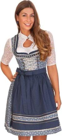 MarJo Dirndl Mini Dirndl 2tlg. - BIRGIT - blau