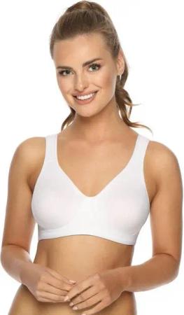 Viania Sport-BH 14750 (1-tlg) Sport-Wellness-BH soft ohne Bügel Middle Function Weiß