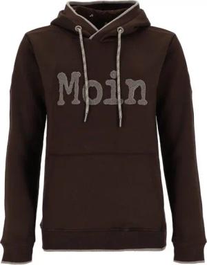 Wattlöper Kapuzenpullover Unisex Sweathoody mit Schriftzug "Moin" in Frottee - Pulli mit Kapuze
