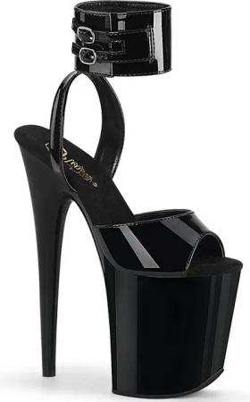 Pleaser FLAMINGO-891 Pleaser Damen High-Heels Sandaletten mit Doppelriemchen s High-Heel-Stiefel