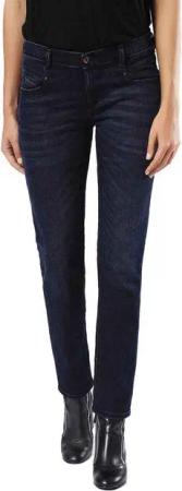 Diesel Straight-Jeans Diesel Belthy 0677J Damen Jeans Hose Slim Straight
