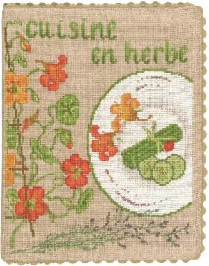 Le Bonheur des Dames Kreativset Le Bonheur des Dames Notitzbuch-Etui Kreuzstich Stickpackung "Kapuzi, (embroidery kit by Marussia)