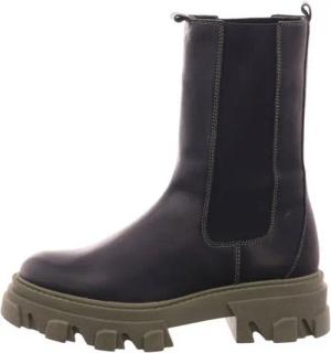 ONLINE SHOES F-8422 BLACK Schlupfstiefel