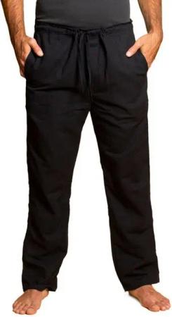 PANASIAM Wellnesshose Einfache Baumwoll-Bundhose T01 Wohlfühlhose ohne Reissverschluss Stoffhose mit Tunnelzug Unisex Sommerhose