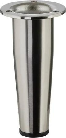 SO-TECH® Möbelfuß FOX-TROT höhenverstellbar um max. 12 mm, (1-St), Höhe 80 mm Edelstahloptik
