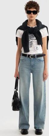 BIG STAR Weite Jeans ATREA hohe Leibhöhe