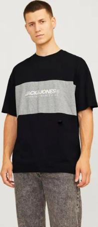 Jack & Jones Rundhalsshirt JJELEGACY BLOCKING TEE SS O-NECK NOOS