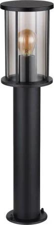 GLOBO LIGHTING LED Außen-Stehlampe, Leuchtmittel inklusive, Warmweiß, Stehlampe Gartenleuchte Terrasse wetterfest Edelstahl schwarz H 60 cm