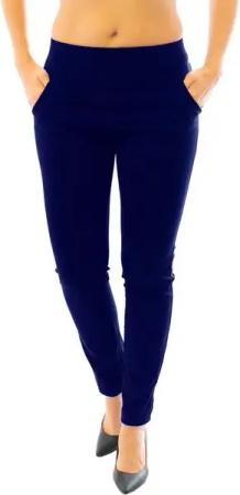 YESET Schlupfhose Hose Stretch Stretchhose Elegante Stoffhose Schlupfhose Taschen Damen Röre