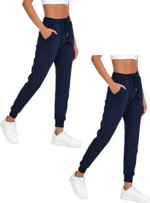 COMEOR Jogginghose Damen -Baumwolle Sporthose, Trainingshosen, Freizeithosen, Sweatpants (2-tlg)