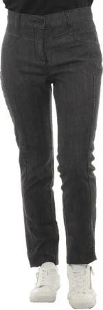 YESET Röhrenhose Damen Röhrenhose Jeans Hose black denim 099607