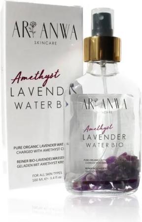 ARI ANWA Skincare Gesichtswasser Lavendelwasser Spray Bio mit Amethyst, Gesichts- und Körperspray