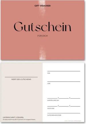 Frank Paperman Geschenkkarte Gutschein für Kunden, Salon und Studio, zum selber Ausfüllen, Gutscheinkarten, Geschenkgutschein Nagelstudio, Friseur, Kosmetik