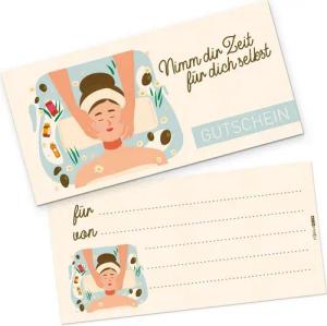 itenga Grußkarten itenga Geschenkgutschein Massage Kosmetik (Motiv 6), Postkarte zum Aus