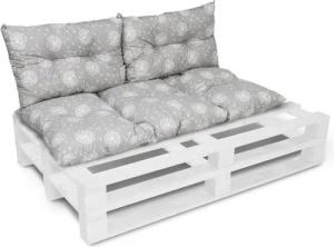 Amilian Stuhlkissen - Bankauflage - Gartenbankauflage - 60x120cm + 2 x 40x60cm, 3er Set - Gartenbankauflage - Pallettensitzkissen - Bankkissen