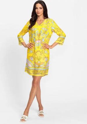 heine Etuikleid Druckkleid