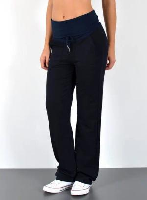 ESRA Jogginghose Damen Fitnesshose Lang Damen Trainingshose J481-Jogging Sporthose Damen Trainings Hose Damen Fitness Hose Freizeithose
