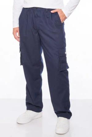 Kendindza Collection Cargohose Herren Cargohose Dehnbund Arbeitshose Rangerhose Cargo Hose Männer Gummibund elastisch, 6 Taschen