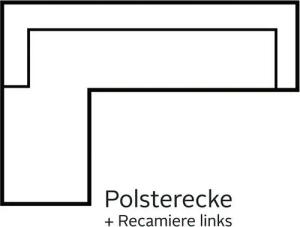 sit&more Ecksofa Mistral L-Form, wahlweise mit Bettfunktion