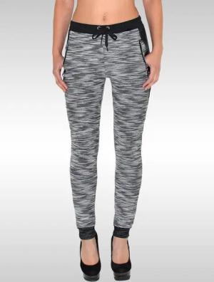 ESRA Jogginghose H198 Damen Hose mit hohem Bund Sporthose Damen Fitness-Hose Jogging Hose