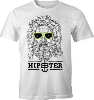 MoonWorks Print-Shirt Herren T-Shirt Sokrates Hipster Fun-Shirt mit Print