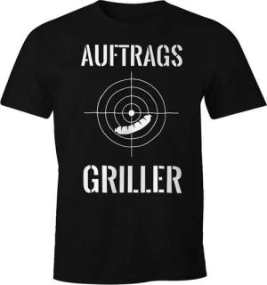 MoonWorks Print-Shirt Auftragsgriller Herren T-Shirt Fadenkreuz Fun-Shirt mit Print