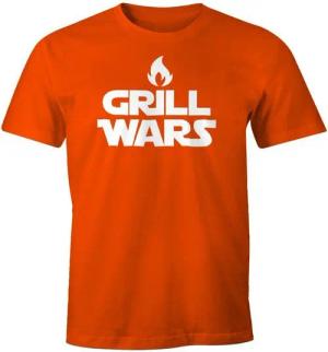MoonWorks Print-Shirt Herren T-Shirt Grill Wars Fun-Shirt mit Print