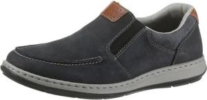 Rieker Slipper Halbschuh, Freizeitschuh, Schlupfschuh mit modischer Blattnaht