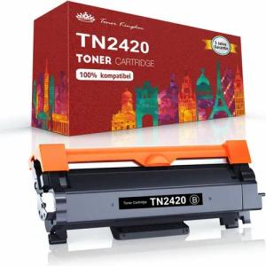 Toner Kingdom Tonerpatrone TN 2420 TN-2410 für Brother HL-L2310D DCP-L2510D MFC-L2710DN, (MFC-L2680W MFC-L2700DW MFC-L2700DN MFC-L2700DWR MFC-L2705DW MFC-L2707DW MFC-L2720DW MFC-L2740DW)