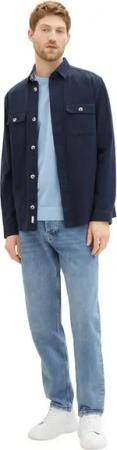 TOM TAILOR Strickpullover fine structured crewneck knit